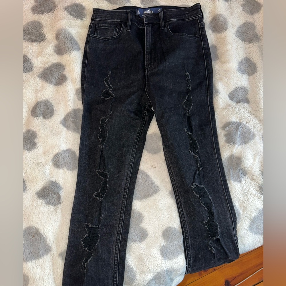 Black skinny Hollister jeans